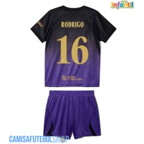 Camisa de time de futebol Barcelona Rodri Hernandez #16 Replicas 2º Equipamento Infantil 2026-27 Manga Curta (+ Calças curtas)